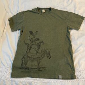 Typographia SMALL Animals Graphic T-Shirt Green Local Artists Portugal